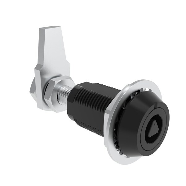 Southco Vise Action  Compression Latch, Large Size, 7 mm Triangle, Aluminum Alloy, Anodized, Black - E3-13-359