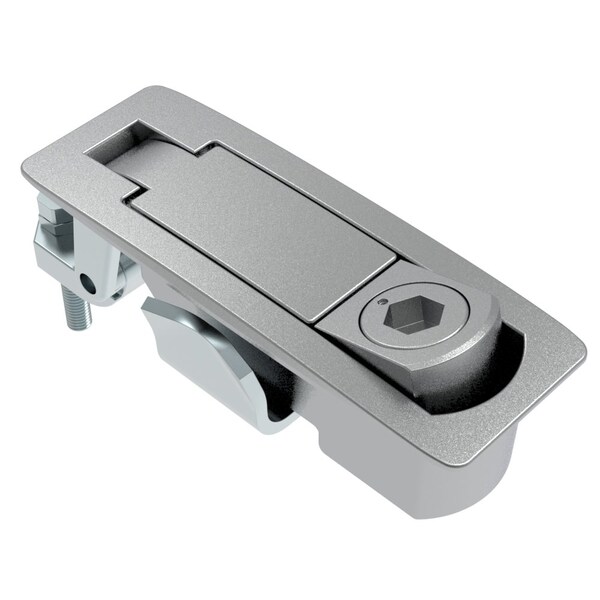 Southco Compression Latch, Tool Locking, 8 mm Hex Recess, Sealed, Zinc Alloy, Chrome Plated, Textured - C2-42-151