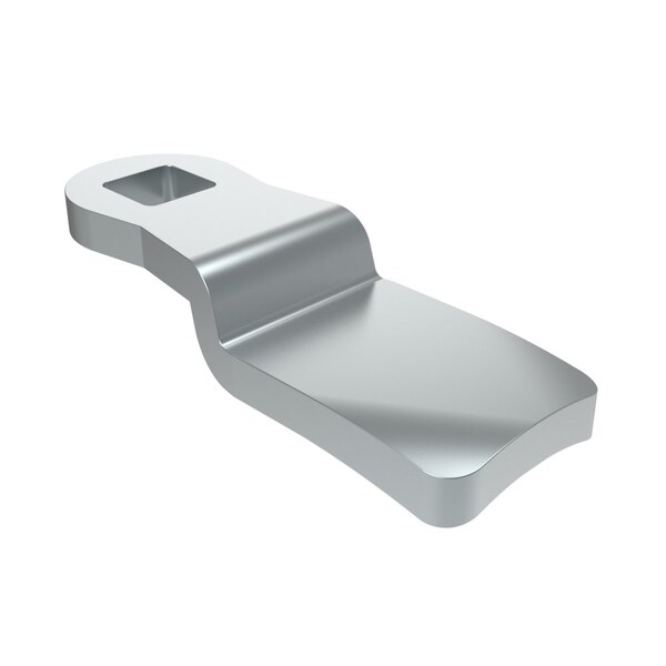 Southco Quarter-Turn Cam Latch Cam, 24mm .94 in Grip, Steel, Zinc Plate, Bright chromate - E5-6113