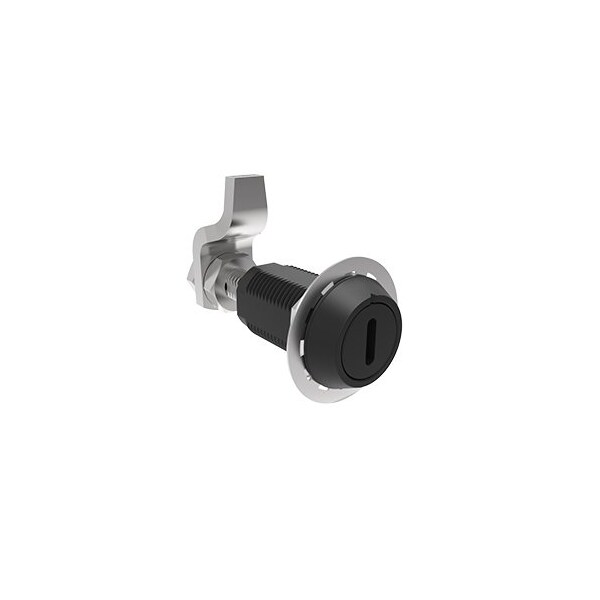 Southco Vise Action  Compression Latch, Large Size, Slotted Recess, Aluminum Alloy, Powder Coat, Black - E3-229-256