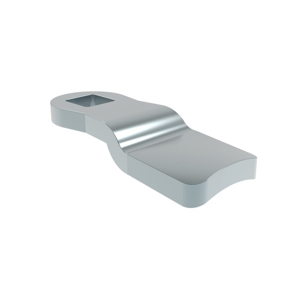 Southco Quarter-Turn Cam Latch Cam, 19.5mm.77 in Grip, Steel, Zinc Plate, Bright chromate - E5-6712