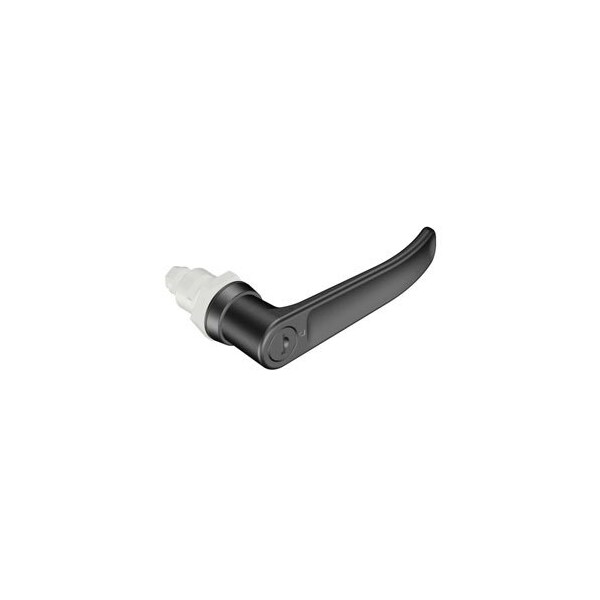 Southco Quarter-Turn Cam Latch, Key Locking CH751 L-handle, Spring-return Actuator, Not Sealed - E5-9-715-TL0-13