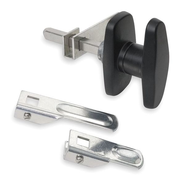 Zoro Select Cam Latch, Nonlocking, Black Powder Coated, Catch/Latch Material: Zinc - 1XNZ3