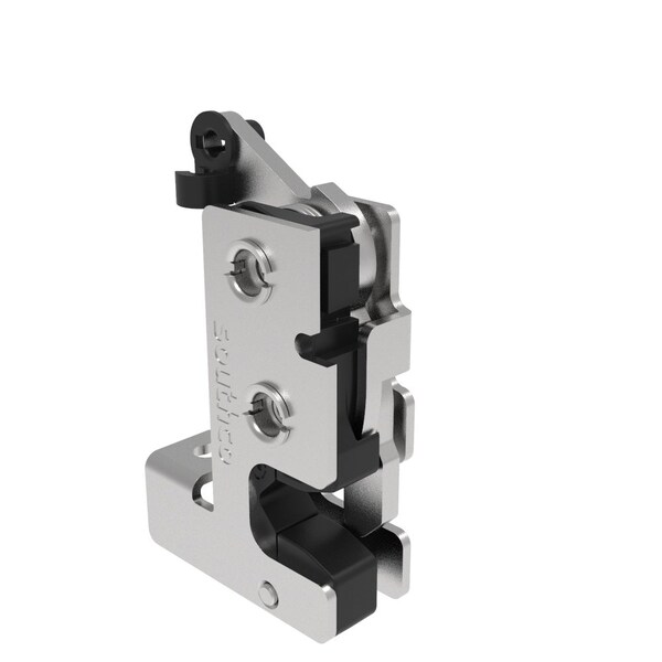 Southco Rotary Push To Close Latch, Small Size, Two Stage, with Integrated Bumper Bottom Trigger - R4-10-42-506-20