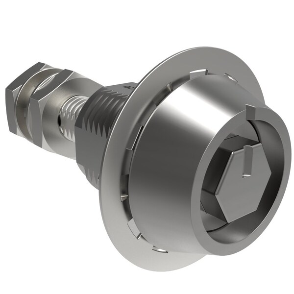 Southco Vise Action  Compression Latch, Large Size, Bellcore 216, Stainless Steel, Passivated, Silver - E3-C2215-00
