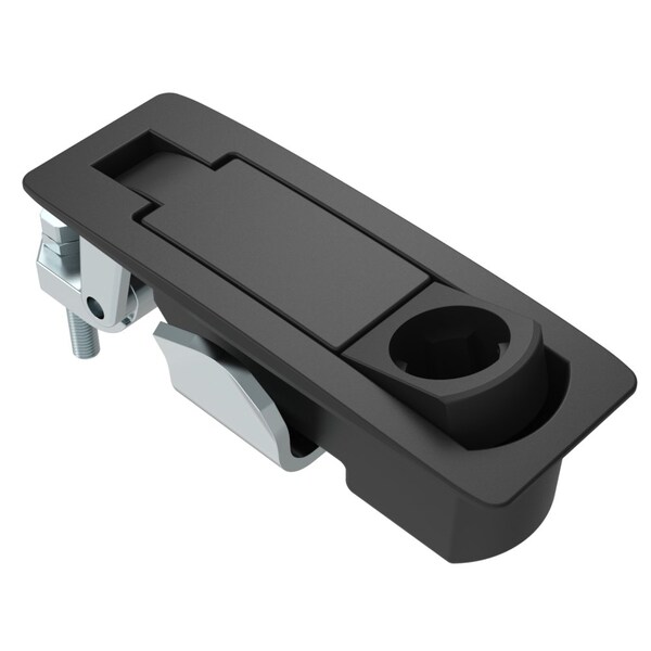 Southco Compression Latch, Key Choice, Locking without Lock Core, Sealed, Zinc Alloy, Powder Coat, Black - C2-42-135