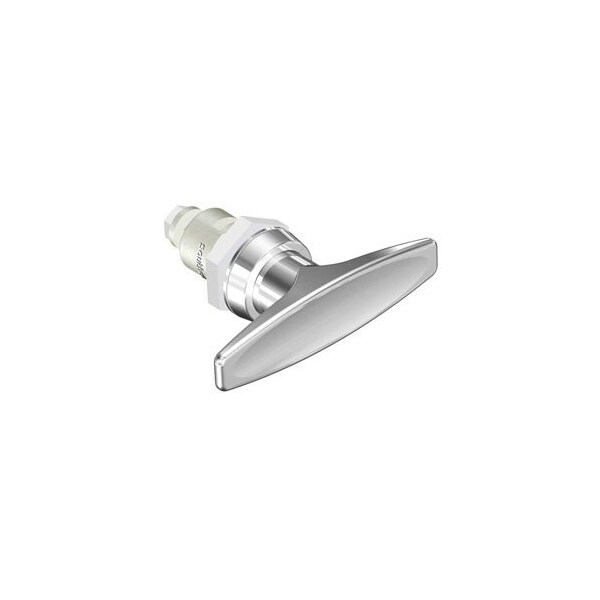 Southco Quarter-Turn Cam Latch, T-handle, Spring-return Actuator, Not Sealed Zinc Alloy, Chrome Plated - E5-9-602-TR0