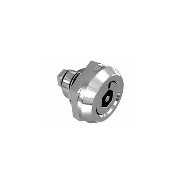 Southco Quarter-Turn Cam Latch, Bellcore Electronics, Without Cam, Sealed Zinc Alloy, Chrome Plated - E5-6-192-UU1