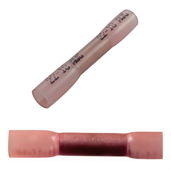 The Best Connection Heat Shrink Butt Connector, 5 Piece 22-18 Awg Cs - JTT2370J