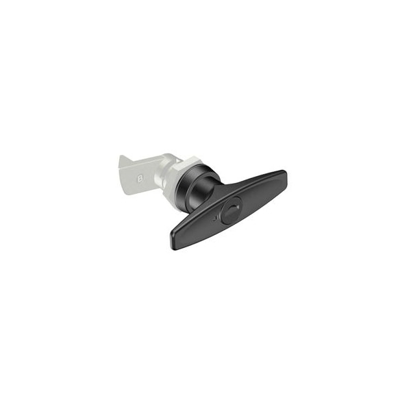 Southco Quarter-Turn Cam Latch, Key Locking CH751 T-handle, 23mm .91 in Grip, Not Sealed Zinc Alloy - E5-9-615-520-13