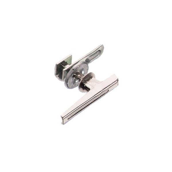 Southco Cam Latch, 25mm 1.00 in Max. Grip, Steel L Handle , Nickel Plated - 61-1-4-0
