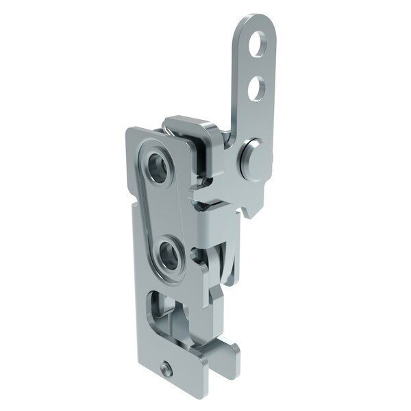 Southco Rotary Push To Close Latch, Small Size, Two Stage, In-Line Lever M6 Thread, Steel - R4-10-32-201-10