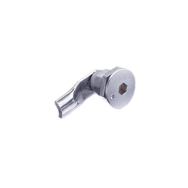 Southco Quarter-Turn Cam Latch, 8 mm Hex Recess, 20mm .79 in Grip, Sealed Zinc Alloy, Chrome Plated - E5-2-011-071