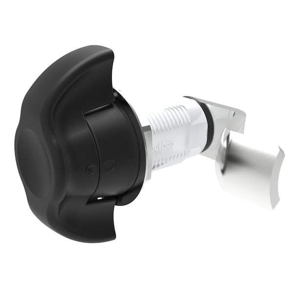 Southco Vise Action, Compression Latch, Large Size, Wing, Zinc Alloy Powder Coat, Black - E3-1050-085