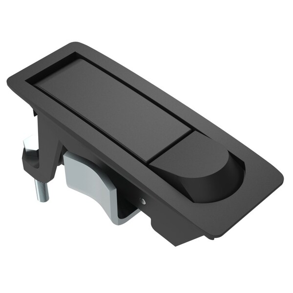 Southco Compression Latch, No Restriction, Raised Trigger, Not sealed, Zinc Alloy, Powder Coat, Black - C2-33-15