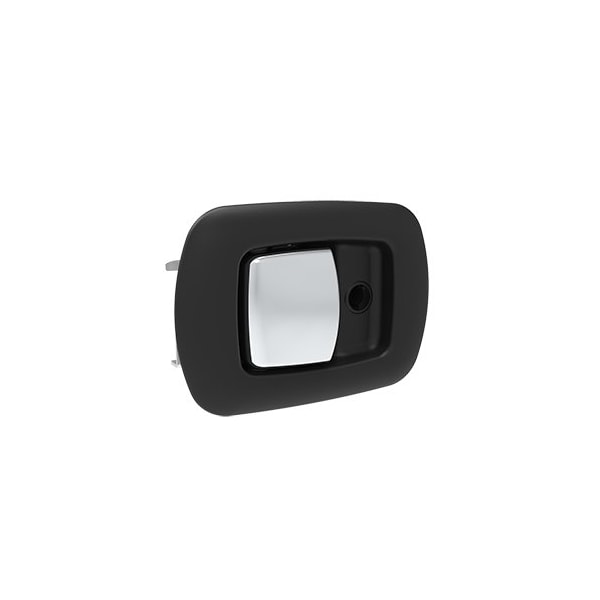 Southco Rotary Push To Close Latch, Paddle Actuated, Single Stage, Key Locking, Polished Chrome Handle - R4-81-691-30