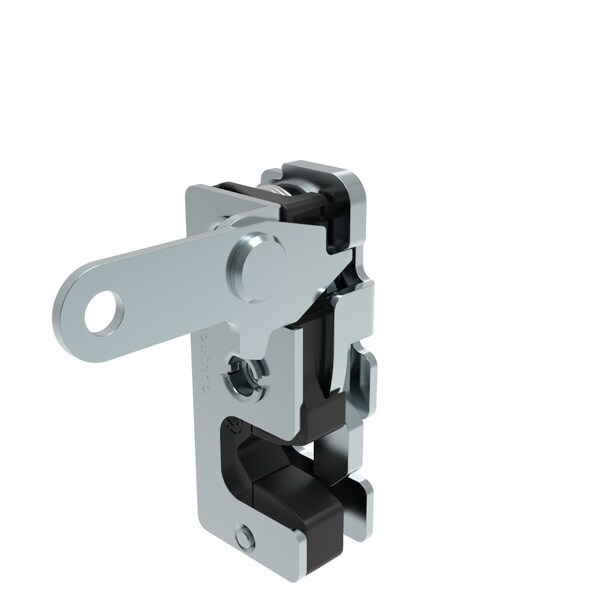 Southco Rotary Push To Close Latch, Small Size, Single Stage, with Integrated Bumper Perpendicular Lever - R4-10-21-105-10