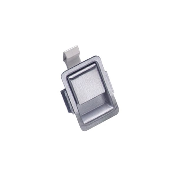 Southco Push To Close Latch, Small Size, 12.3 - 13.1mm .48 - .52 in Grip, Stainless Steel, Brushed Finish - 64-10-115-50