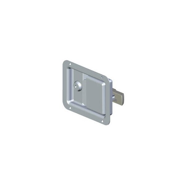 Southco Push To Close Latch, Large Size, Locking, Rivet Mount 4.9mm .19 in dia. Holes - 64-50-411-20