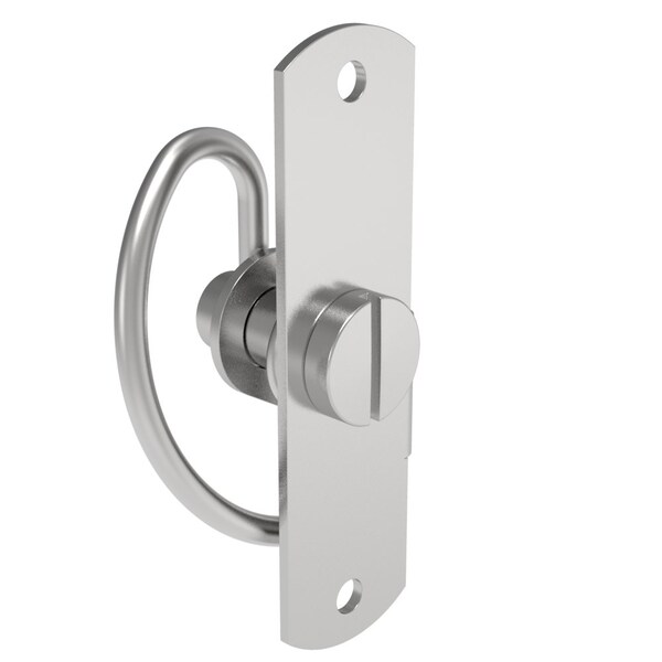 Southco Compression Latch, Self-Adjusting, Slotted Head, Rivet / Screw thru hole Installation - 57-10-101-10