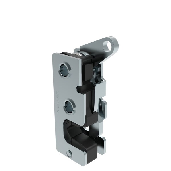 Southco Rotary Push To Close Latch, Small Size, Single Stage, with Integrated Bumper Top Trigger - R4-10-20-605-10