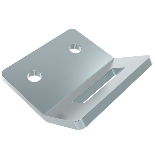 Southco Draw Latch, Keeper, Steel, Zinc Plate, Bright chromate - V2-0018-07