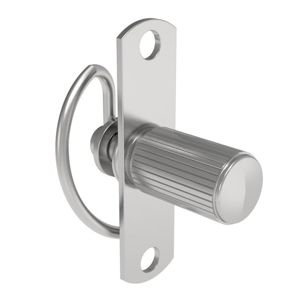 Southco Compression Latch, Self-Adjusting, Knurled Knob, Rivet / Screw thru hole Installation - 57-20-201-10