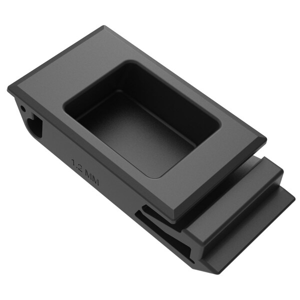 Southco Push To Close Slide Latch, Snap-in, Medium Size, 1.2mm .050 in Panel Thickness - A3-40-525-12
