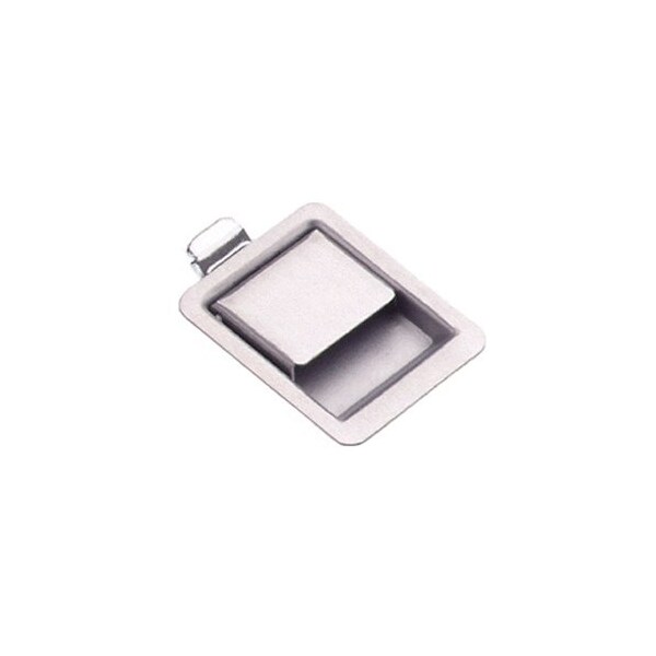 Southco Push To Close Latch, Small Size, 2.8 - 3.6mm .11 - .14 in Grip, Stainless Steel, Brushed Finish - 64-11-30