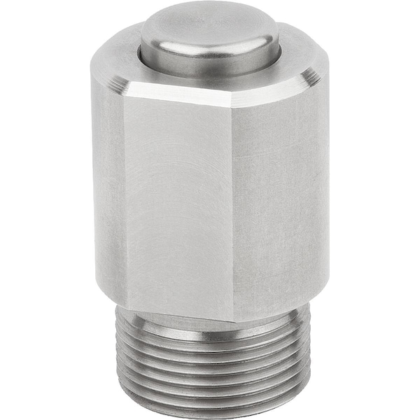 Kipp Lift And Turn Latch, Form:B Without Head, Stainless Steel Bright, Comp:Stainless Steel Bright - K1562.12