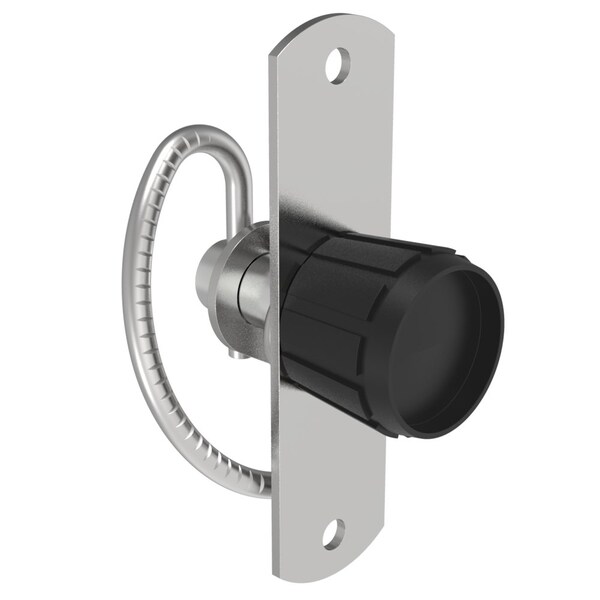 Southco Compression Latch, Self-Adjusting, Knob Style, Rivet / Screw thru hole Installation - 57-40-411-10