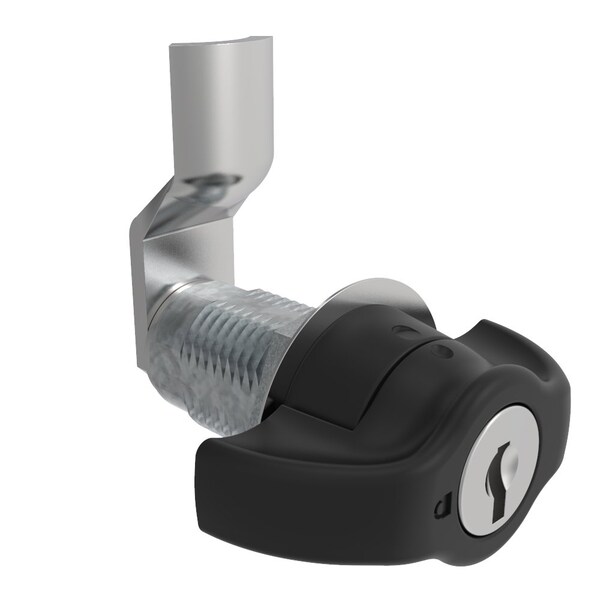 Southco Vise Action, Compression Latch, Large Size, Wing, Zinc Alloy Powder Coat, Black - E3-1051-035