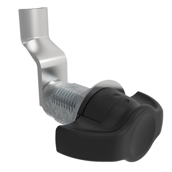 Southco Vise Action, Compression Latch, Large Size, Wing, Zinc Alloy Powder Coat, Black - E3-1050-155