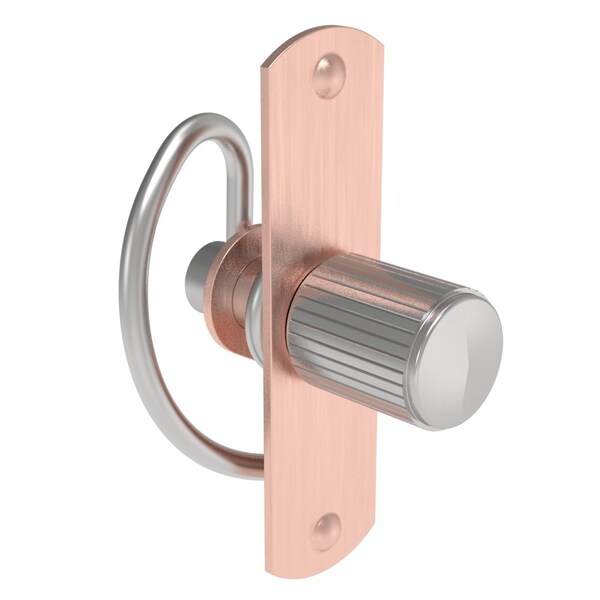 Southco Compression Latch, Self-Adjusting, Knurled Knob, Rivet / Screw thru hole Installation - 57-30-202-50