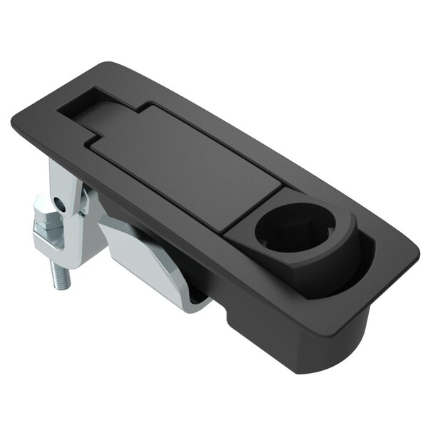 Southco Compression Latch, Key Choice, Locking without Lock Core, Sealed, Zinc Alloy, Powder Coat, Black - C2-43-135