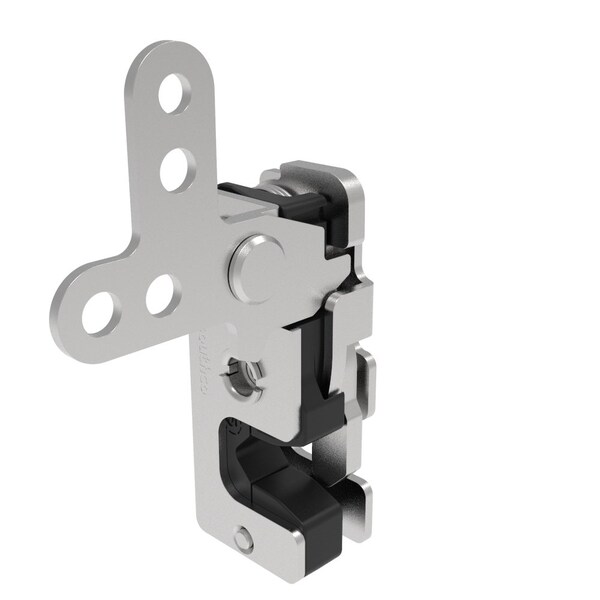 Southco Rotary Push To Close Latch, Small Size, Two Stage, with Integrated Bumper 2-Point Trigger - R4-10-42-305-20
