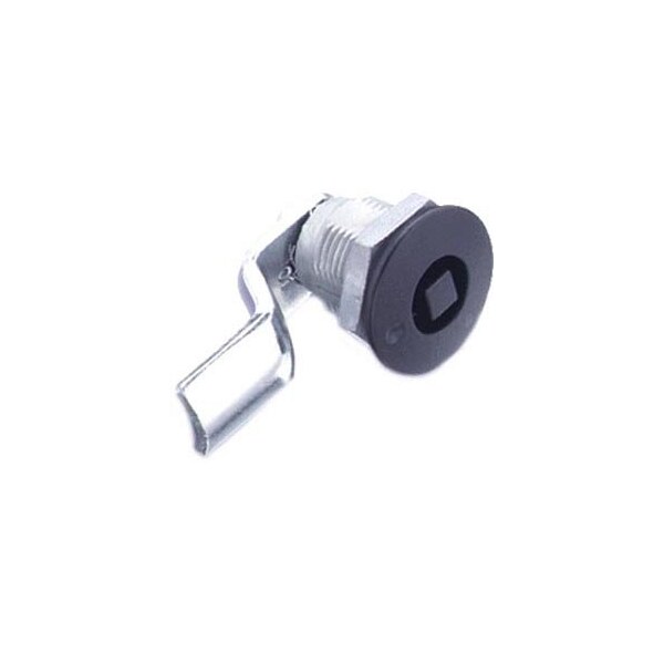 Southco Quarter-Turn Cam Latch, 7 mm Square Recess, 6mm .24 in Grip, Not Sealed Zinc Alloy - E5-2-045-000