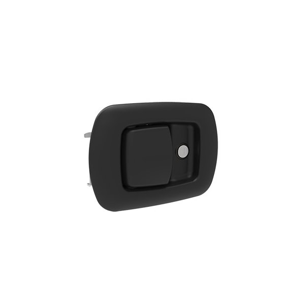 Southco Rotary Push To Close Latch, Paddle Actuated, Single Stage, Key Locking, Black Powder Coat Handle - R4-81-661-50-KD10