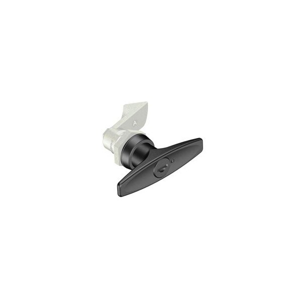 Southco Quarter-Turn Cam Latch, Key Locking CH751 T-handle, 23mm .91 in Grip, Not Sealed Zinc Alloy - E5-9-615-510-10