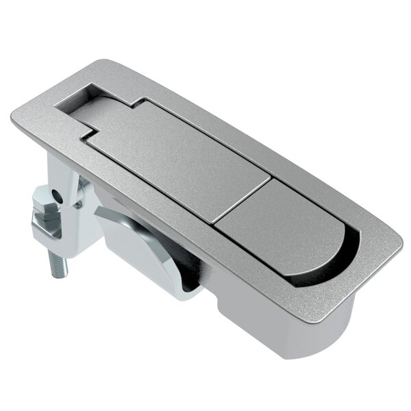 Southco Compression Latch, No Restriction, Flush Trigger, Sealed, Zinc Alloy, Chrome Plated, Textured - C2-43-31