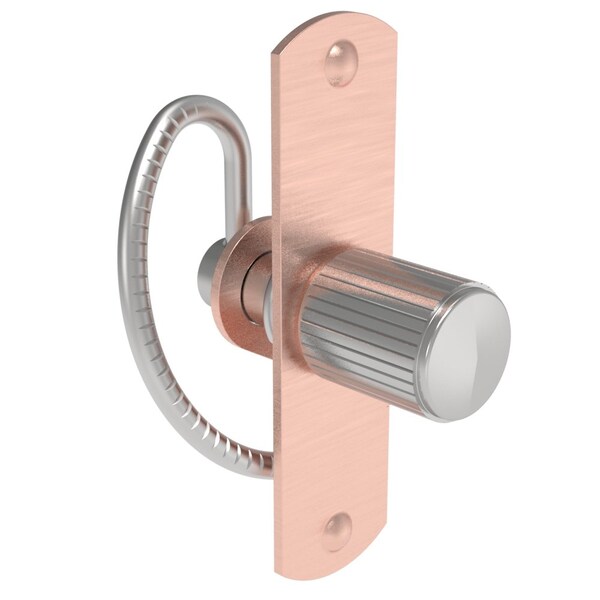 Southco Compression Latch, Self-Adjusting, Knurled Knob, Rivet / Screw thru hole Installation - 57-10-212-50