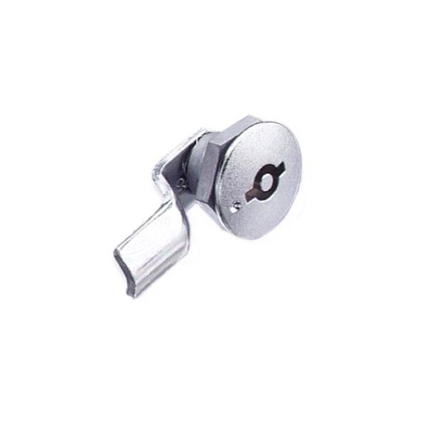 Southco Quarter-Turn Cam Latch, 5 mm Double Bitted Recess, 4mm .16 in Grip, Sealed Zinc Alloy - E5-1-071-031