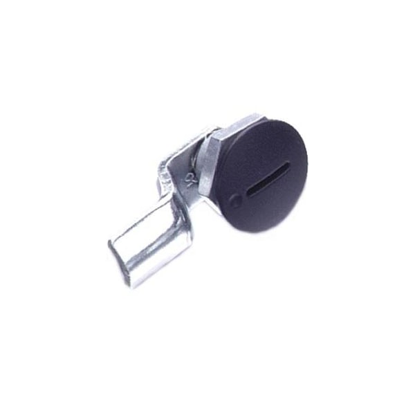 Southco Quarter-Turn Cam Latch, 5 mm Double Bitted Recess, 4mm .16 in Grip, Sealed Zinc Alloy - E5-1-075-031