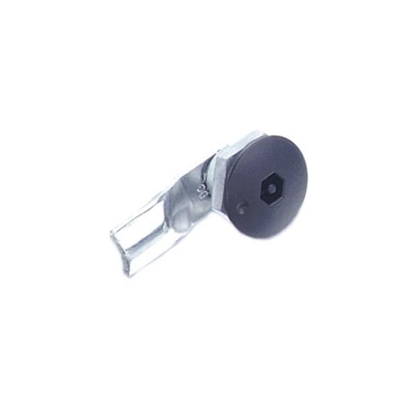 Southco Quarter-Turn Cam Latch, Bellcore Electronics, 8mm .31 in Grip, Sealed Zinc Alloy, Powder Coat - E5-1-195-051