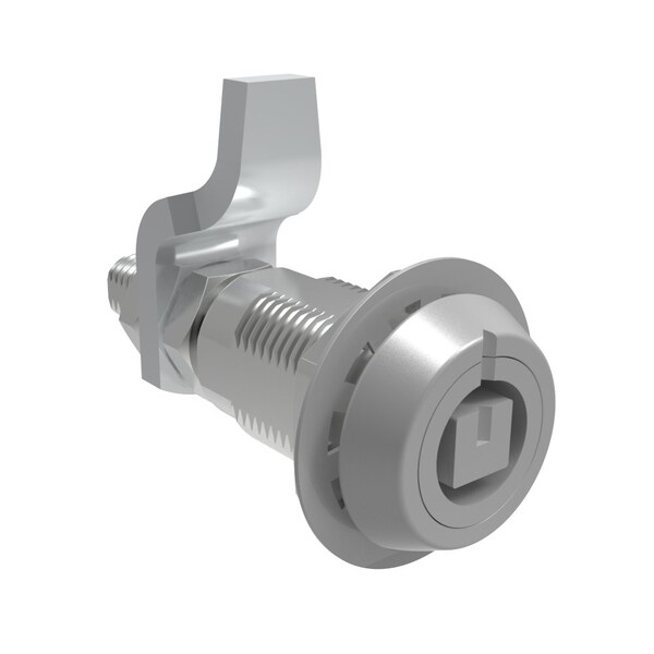 Southco Vise Action, Compression Latch, 8 mm Square, Zinc Alloy, Powder Coat, Silver, Offset Cam - E3-110-27