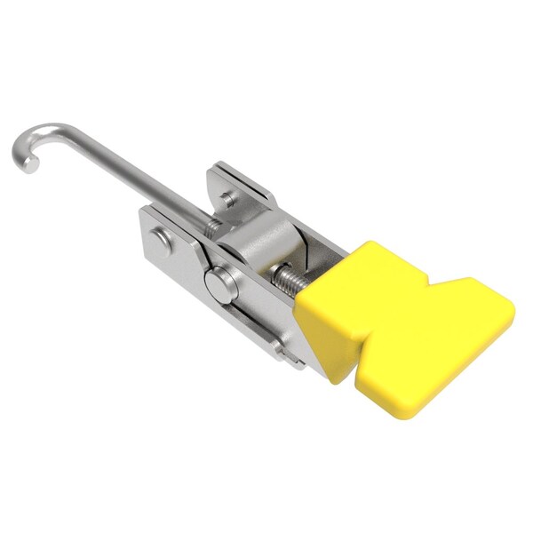 Southco Over-center Draw Latch, Medium Size, Without Keeper, Stainless Steel Passivated - A1-11-502-50