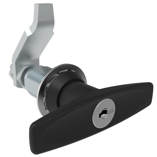 Southco Vise Action, Compression Latch, Large Size, T-Handle, Zinc Alloy Powder Coat, Black - E3-114-75