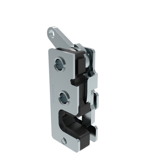 Southco Rotary Push To Close Latch, Small Size, Two Stage, with Integrated Bumper Bottom Trigger - R4-10-40-505-10