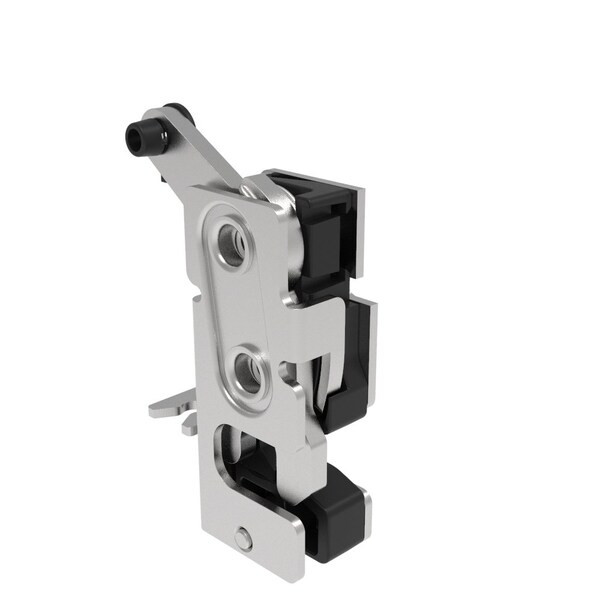 Southco Rotary Push To Close Latch, Small Size, Single Stage, with Integrated Bumper Bottom Trigger - R4-10-12-506-20