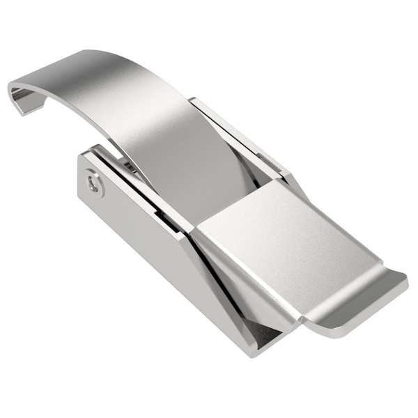 Southco Over-center Draw Latch Medium Size, Handle Tab Up, No Keeper, Steel, Zinc Plate, Bright chromate - 97-50-170-11